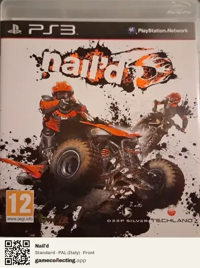 Nail'd PlayStation 3, Italy box front