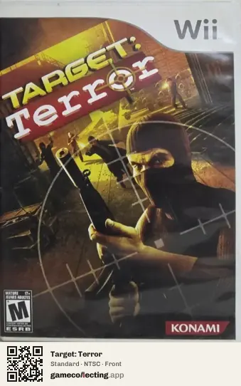 Target: Terror Nintendo Wii, NTSC box front