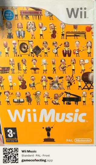 Wii Music Nintendo Wii, PAL box front