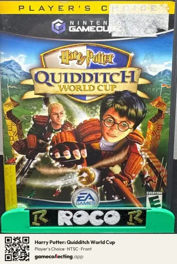 Harry Potter: Quidditch World Cup Nintendo GameCube, NTSC box front