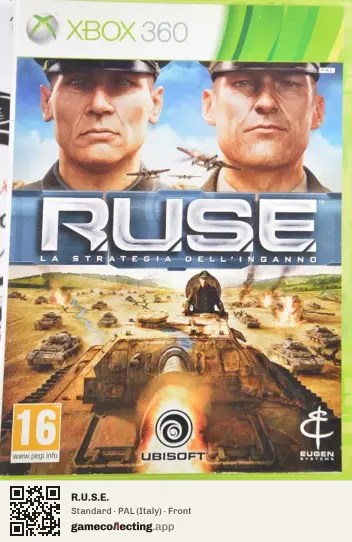 R.U.S.E. Xbox 360, Italy box front