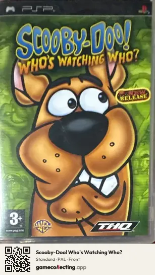 Scooby-Doo! Who's Watching Who? PlayStation Portable, PAL box front