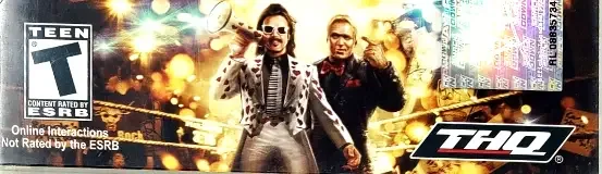 WWE Legends of WrestleMania, the ESRB box on its front