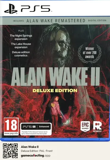 Alan Wake II PlayStation 5, PAL box front