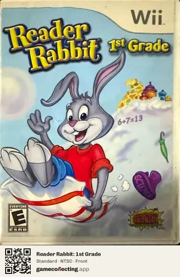 Reader Rabbit: 1st Grade Nintendo Wii, NTSC box front