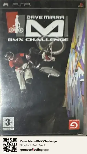 Dave Mirra BMX Challenge PlayStation Portable, PAL box front