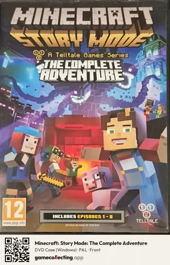 Minecraft: Story Mode: The Complete Adventure Computer, PAL box front