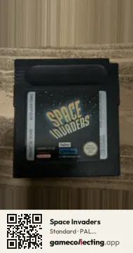 Space Invaders Game Boy Color, PAL cartridge label