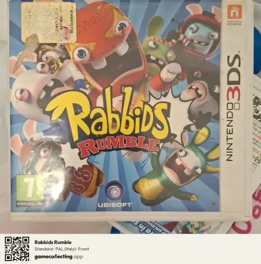 Rabbids Rumble Nintendo 3DS, Italy box front