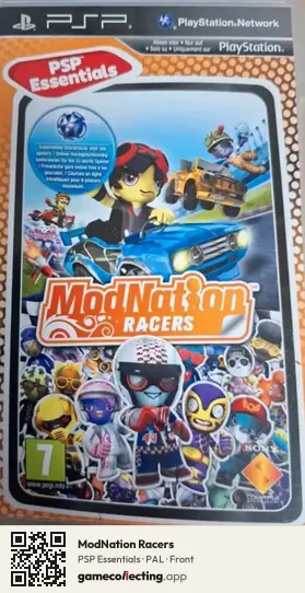 ModNation Racers PlayStation Portable, PAL box front