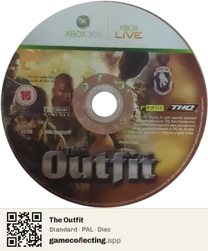 The Outfit Xbox 360, PAL disc