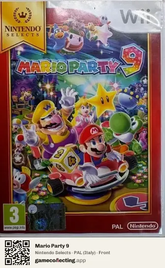 Mario Party 9 Nintendo Wii, Italy box front