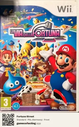 Fortune Street Nintendo Wii, Germany box front