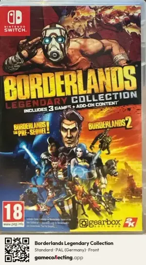 Borderlands Legendary Collection Nintendo Switch, Germany box front