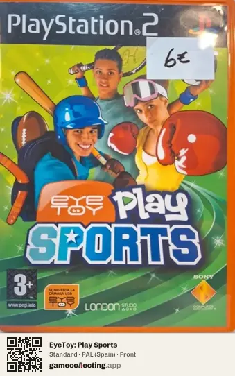 EyeToy: Play Sports PlayStation 2, Spain box front