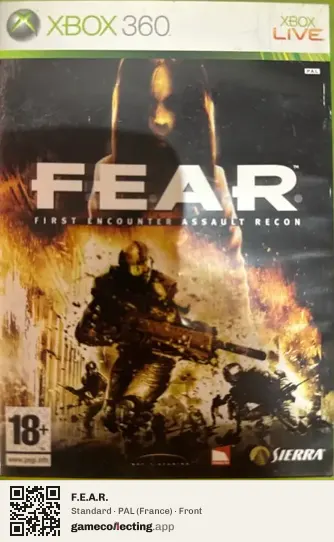 F.E.A.R. Xbox 360, France box front