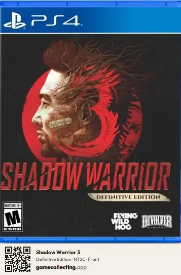 Shadow Warrior 3 PlayStation 4, NTSC box front