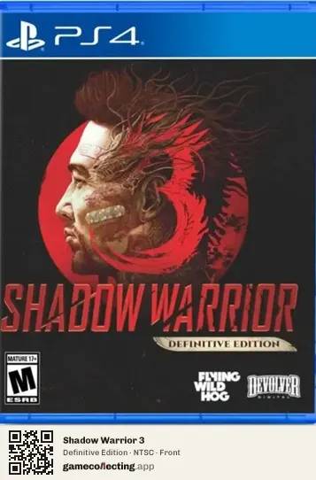 Shadow Warrior 3 PlayStation 4, NTSC box front