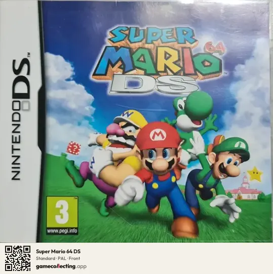 Super Mario 64 DS Nintendo DS, PAL box front