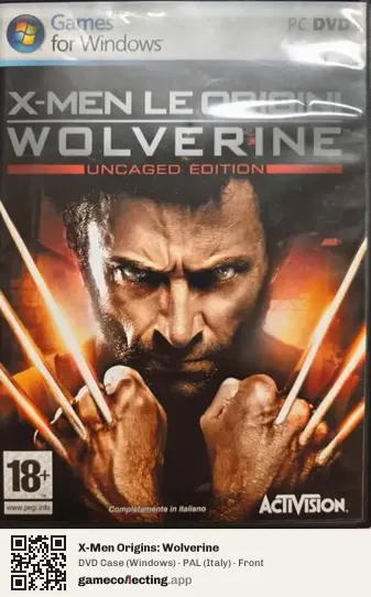 X-Men Origins: Wolverine Computer, Italy box front