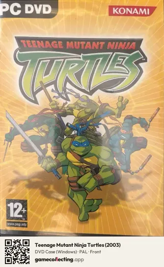 Teenage Mutant Ninja Turtles (2003) Computer, PAL box front