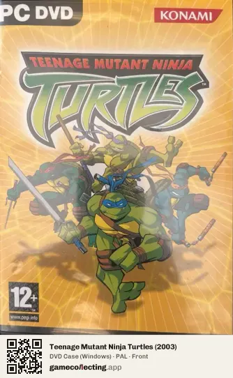 Teenage Mutant Ninja Turtles (2003) Computer, PAL box front