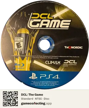 DCL: The Game PlayStation 4, NTSC disc