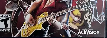 Guitar Hero: Aerosmith, the ESRB box on its front