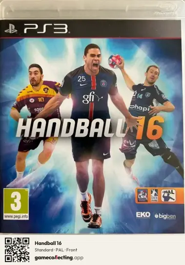Handball 16 PlayStation 3, PAL box front