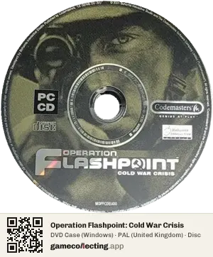 Operation Flashpoint: Cold War Crisis Computer, PAL disc