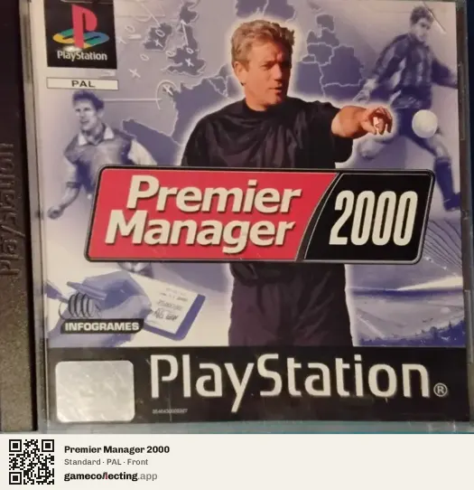 Premier Manager 2000 PlayStation, PAL box front