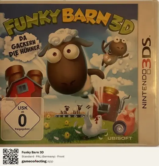 Funky Barn 3D Nintendo 3DS, Germany box front