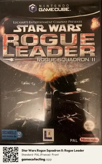Star Wars Rogue Squadron II: Rogue Leader Nintendo GameCube, France box front
