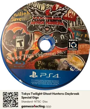 Tokyo Twilight Ghost Hunters: Daybreak Special Gigs PlayStation 4, NTSC disc