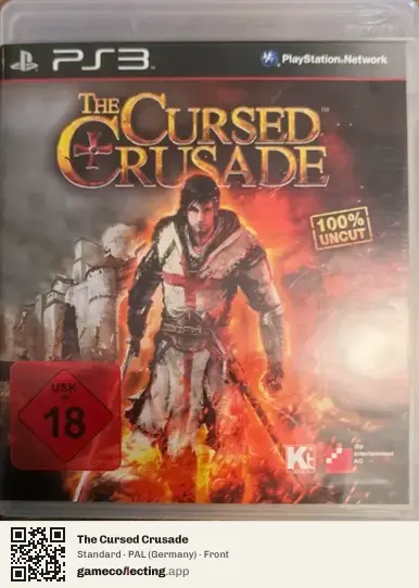The Cursed Crusade PlayStation 3, Germany box front