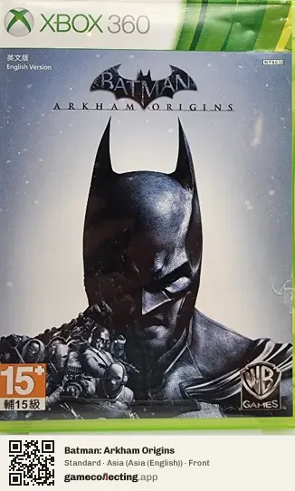 Batman: Arkham Origins Xbox 360, Asia (English) box front