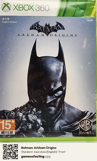 Batman: Arkham Origins Xbox 360, Asia (English) box front