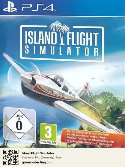 Island Flight Simulator PlayStation 4, Germany box front