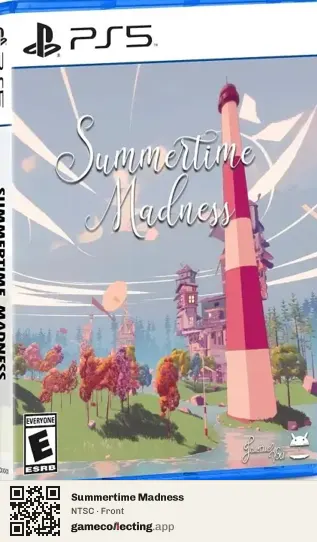 Summertime Madness PlayStation 5, NTSC box front