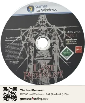 The Last Remnant Computer, PAL disc
