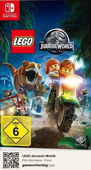 LEGO Jurassic World Nintendo Switch, Germany box front