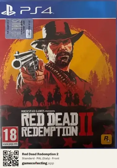 Red Dead Redemption 2 PlayStation 4, Italy box front