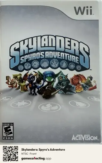 Skylanders: Spyro's Adventure Nintendo Wii, NTSC box front