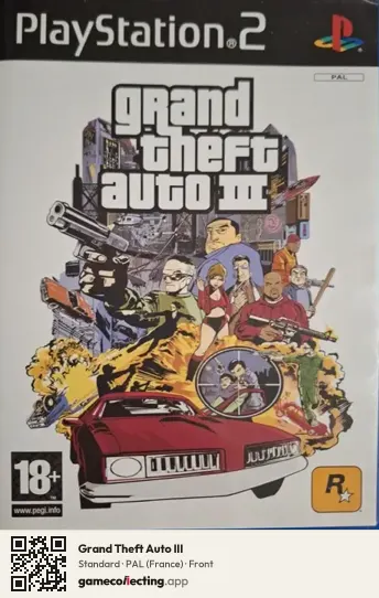 Grand Theft Auto III PlayStation 2, France box front