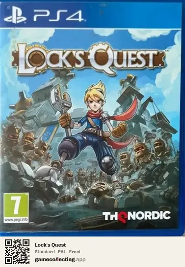 Lock's Quest PlayStation 4, PAL box front