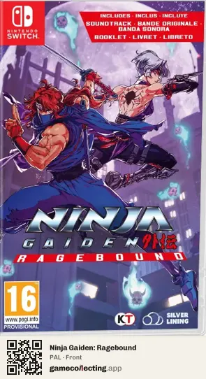 Ninja Gaiden: Ragebound Nintendo Switch, PAL box front