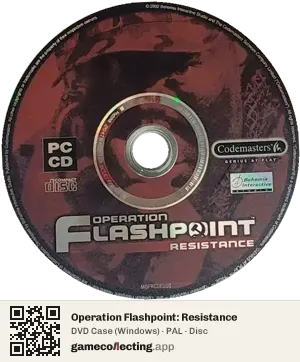 Operation Flashpoint: Resistance Computer, PAL disc