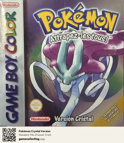 Pokémon Crystal Version Game Boy Color, France box front