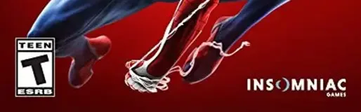 Marvel's Spider-Man, the ESRB box on its front