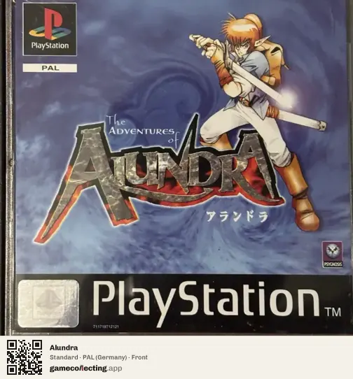 Alundra PlayStation, Germany box front